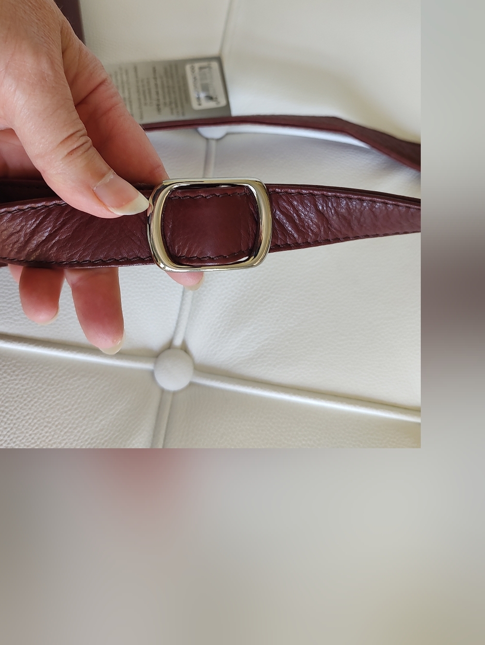 NEW ILI NEW YORK Calfskin Canada Crossbody Bag in Redwood NWT - Picture 16 of 16
